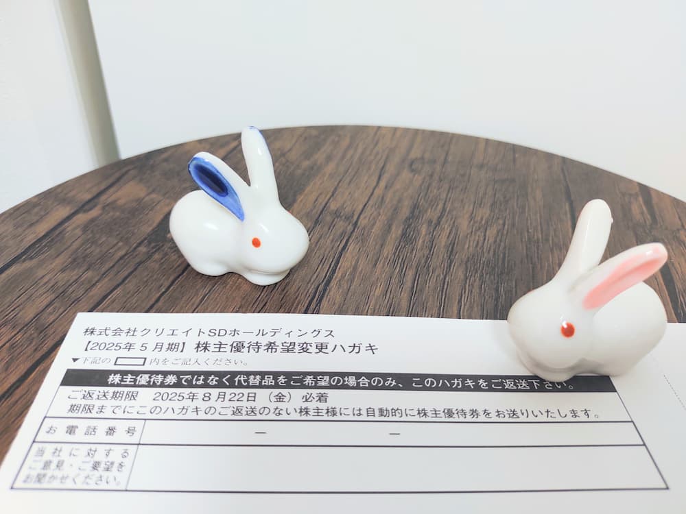 202505クリエイトSDホールディングス株主優待案内