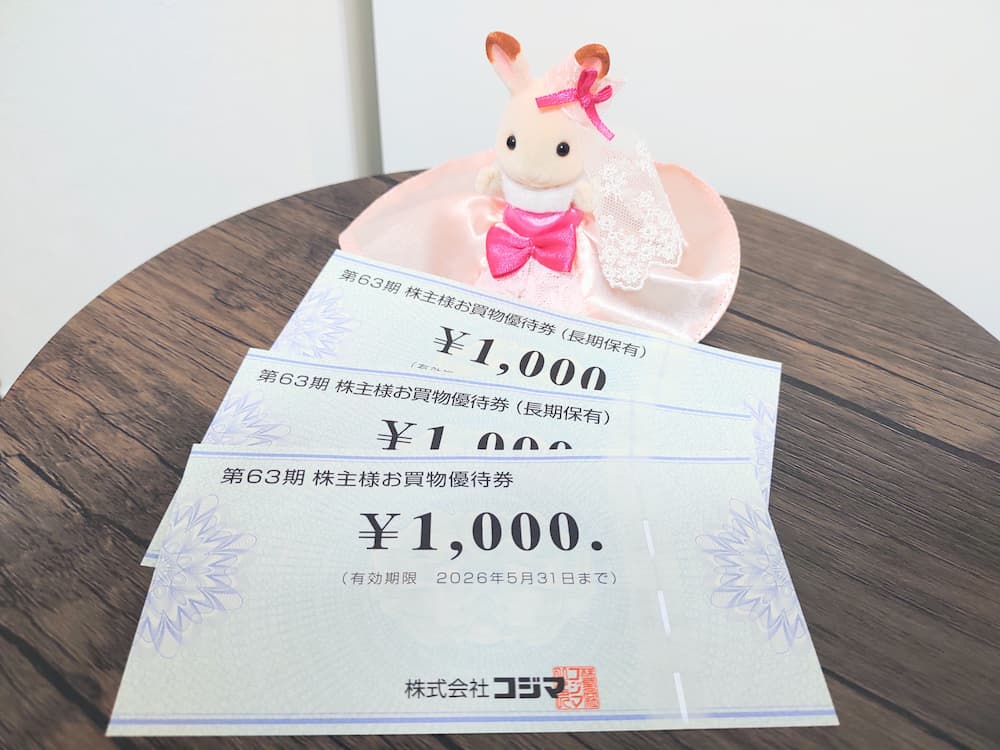 202508コジマ株主優待券