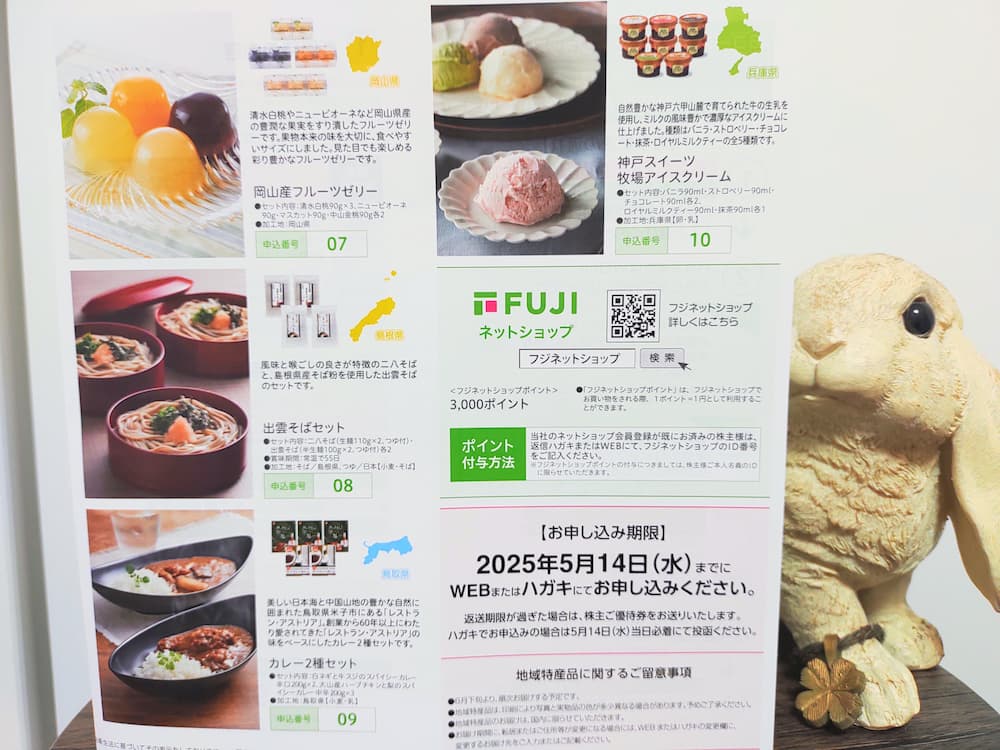 202502フジ株主優待案内|その2