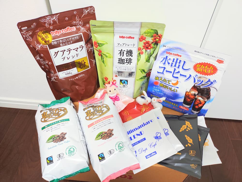 202501トーホー株主優待で選んだ「toho coffeeセット」
