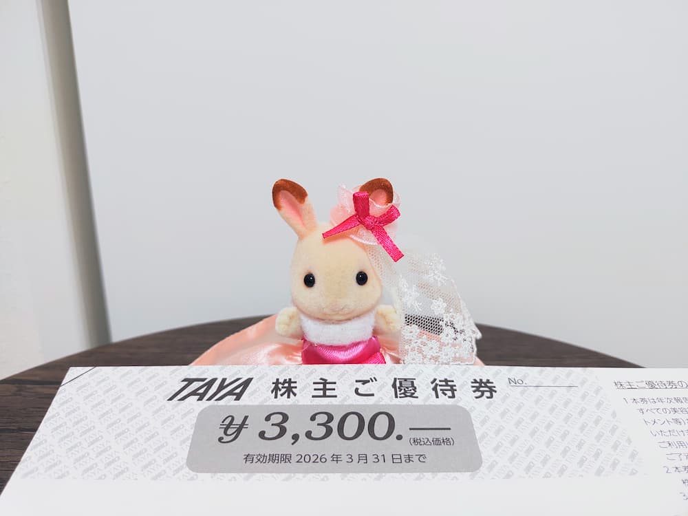 202503田谷株主優待券