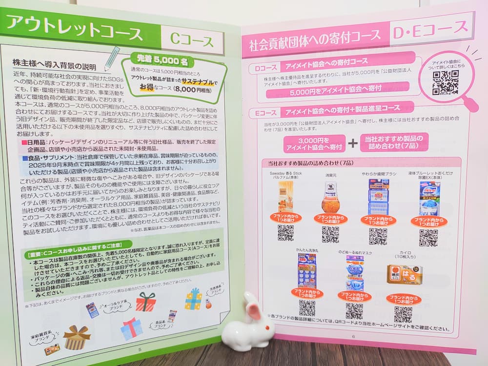 202506小林製薬株主優待案内｜その2