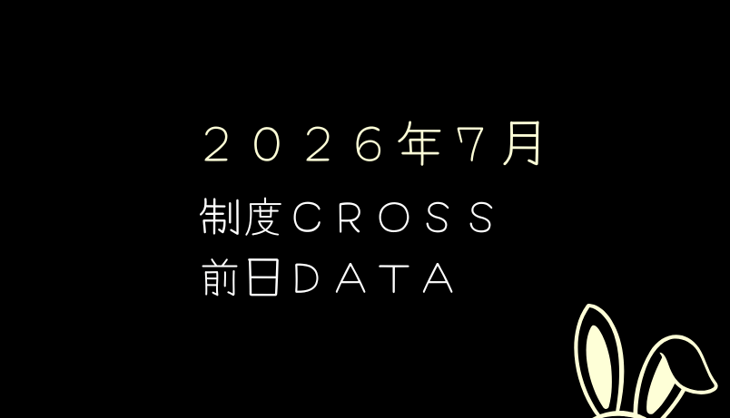 【前日データ】制度信用貸借残高・最高逆日歩｜2026年7月末株主優待クロス取引（つなぎ売り）